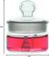 EISCO Low Form Weighing Bottle, 35ml Capacity, Borosilicate Glass with Interchangeable Ground Stopper