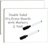 Dry Erase White Board for Student: 2-Pack Personal Whiteboard Lapboard for Kids, White Lapboard for Individual and School Supply by ZazzyKid