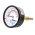 PIC Gauges TRI-RC-254R2.95-D Commercial Tridicator, 2-1/2" Dial, 1/4" Male NPT, 0/75 psi Range, Black Steel Case