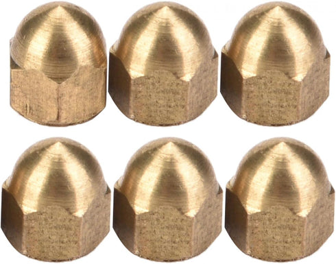 Brass Acorn Nut, Dome Cap Nut, Professional Repair Accessories for Furniture Machinery, M4 (20PCS)