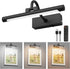Aipsun 11.8" Picture Lights for Wall Rechargeable,10000mAh Battery Operated Art Light for