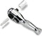 DURATECH 1/4-Inch Stubby Ratchet Wrench, 72-Tooth Socket & Bit Driver, Chrome Alloy