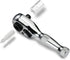 DURATECH 1/4-Inch Stubby Ratchet Wrench, 72-Tooth Socket & Bit Driver, Chrome Alloy