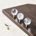 Aoleegatt Single Hole Crystal Ball Handle Furniture Wardrobe Pure Copper Handle Drawer Cabinet