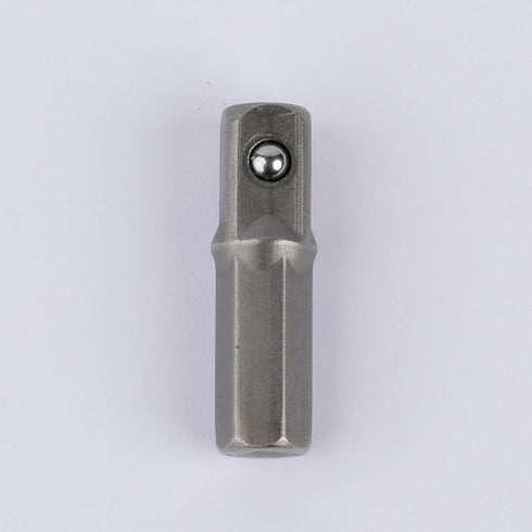 10PCS Replacement Impact Socket Extension Adapter Set, 1/4" Hex Shank to Square Drive 25mm, Chrome Vanadium