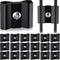 36 Pcs Gridwall Joining Clips, Black Wire Grid Panel Connector for Wall Grid Panels