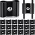 36 Pcs Gridwall Joining Clips, Black Wire Grid Panel Connector for Wall Grid Panels
