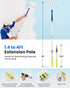 Rymtox 33PCS 24 9" 4" 4 Set Paint Roller Kit with Extension Pole | FT Pole | & Paint Rollers | Carry Bag | Brushes