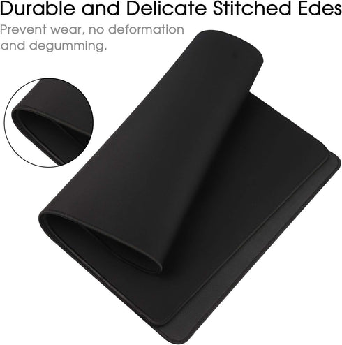 Gaming Mouse Mat, XXL Mouse Pad 35.4x15.7x0.12 Inch, Non-Slip Rubber Base for Stable Grip