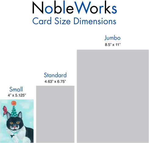 The Best Card Company 20 Assorted Blank Notes Bulk Box Set - 4 x 5.12 Inch with Envelopes (10 Designs, 2 Each)