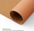 Desks(Brown,36"x 17") Cork Desk Mat - Dual-Sided Desk Pad for Office and Home - Desk Organization and Accessories