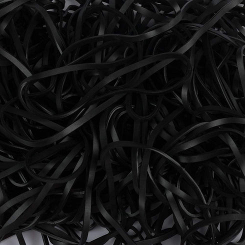 JAM PAPER Durable Rubber Bands - Size 117B - Black Multi-Purpose Rubberbands, 100/Pack