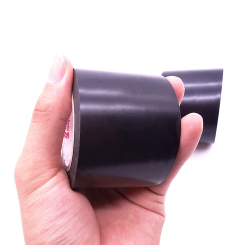 Maveek 2 Rolls Electrical Tape - 2 Inch Silicone Waterproof Repair Insulation Tape, Black and White, Self Adhesive