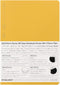 Nitoms STALOGY S4142 A5 365 Days Notebook, Plain, Yellow