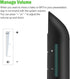DinoFire Green Light Presentation Remote, USB Rechargeable RF 2.4 GHz Wireless Presenter Clicker for Mac/PC/PPT