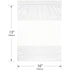 Plymor 10" x 13" Reclosable Plastic Bags, 2 Mil, Pack of 100, White-Block Zipper