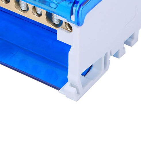 Heavy Duty Power Distribution Box Terminal Block, 4-Level Single Phase Din Rail for Electrical Engineering