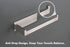 SUS304 9 Hand Towel Holder, Strong Self Adhesive Hand Towel Ring, Thicken Stainless Steel Hand Towel Bar/Rack, No