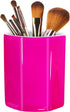 Pen Holder, Cute Ceramic Makeup Brush Holder, Hot Pink Pencil Cup for Girls, Kids, Women