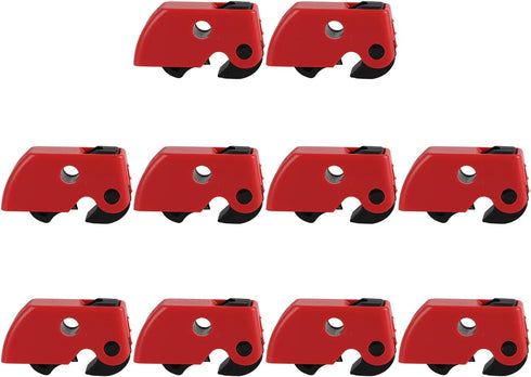 Breaker Lockout Device, Self Tightening Screw Circuit Breaker Lock, 10Pcs for Power Applications