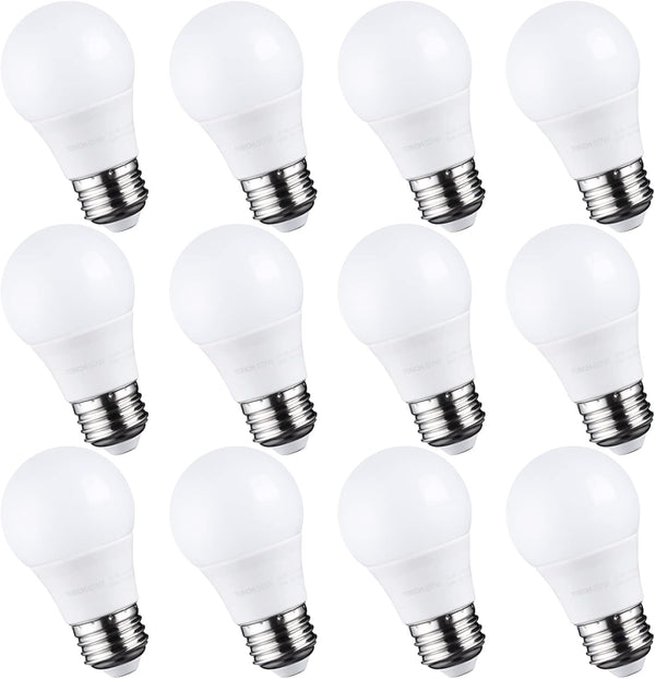 TORCHSTAR 12-Pack 5.5W A15 LED Light Bulbs, 40 Watt Equivalent, 5000K Daylight, E26 Medium Base