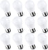 TORCHSTAR 12-Pack 5.5W A15 LED Light Bulbs, 40 Watt Equivalent, 5000K Daylight, E26 Medium Base
