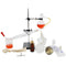 Distillation Apparatus Kit, 100ML Home Micro Distillation, 13pcs Glassware Set