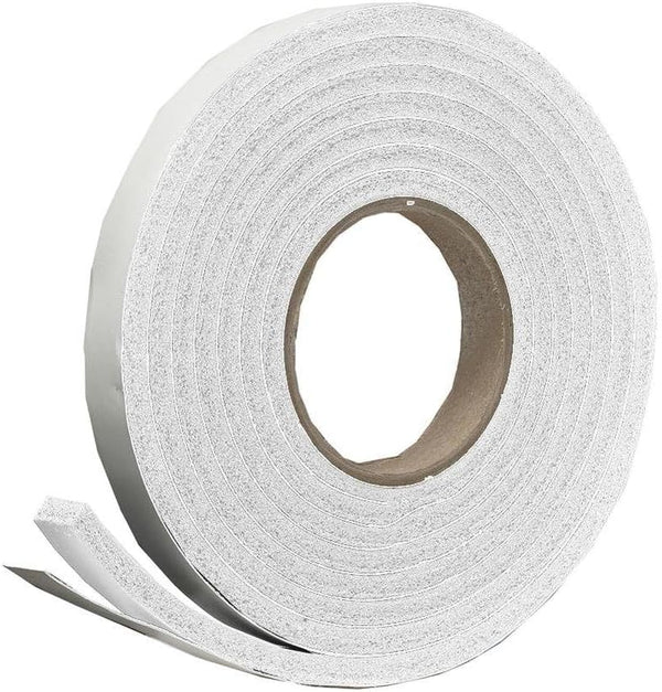 Frost King R338WH Sponge Rubber Foam Tape 3/8in Wide x 3/16in Thick