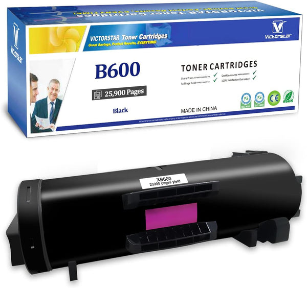 VICTORSTAR Remanufactured Toner Cartridge B600 B605 B610 B615 Black, High Capacity (25,900 Pages for Xerox Versalink)