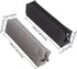 Enyuwlcm Stylish Simple Waterproof Pencil Bag, Small Square Fabric Pencil Case Black and Gray 2 Pack