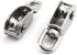 2-Pack M15 Single Pulley Block Stainless Steel Heavy Duty Hardware Swivel Rigging Lifting Wheel for 35kg