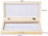 Microscope Slide Box, Large-Capacity Wooden Storage Box for Biological Slide Collection