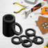 20 Pcs Oil Resistant Rubber Washers, 1 1/2" OD x 1" ID x 1/8" Thickness Black Neoprene Industrial Flat Spacer