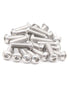 M6 x 1" Button Head Socket Cap Bolts Screws (25pcs), 18-8 Stainless Steel 304 Allen Hex Drive Machine Screw