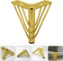 18cm Alipis Metal Furniture Legs Sofa Support Feet, Gold Metal Cabinet Legs for Coffee Table, Tv Stand, and Sofa