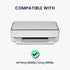 6020e 6055e kwmobile Linen Dust Cover Compatible with HP Envy / Envy Dust Cover - Printer Protection - Dark Grey