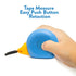 Famm 8ft 3+ Handy Blue Bird Tape Measure for Kids STEM Educational Tool with Level, Protractor, Retractable Design