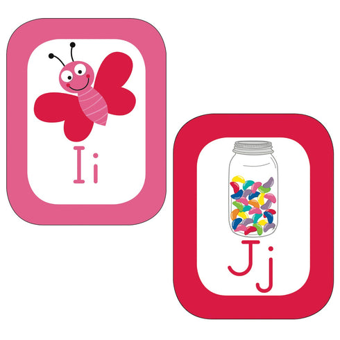 Schoolgirl Style Just Teach Decorative Alphabet Cards Bulletin Board Set (110392), Multi