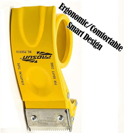 Metal Handheld Tape Gun Dispenser, 2 Inch, White Packing Packaging Sealing Cutter