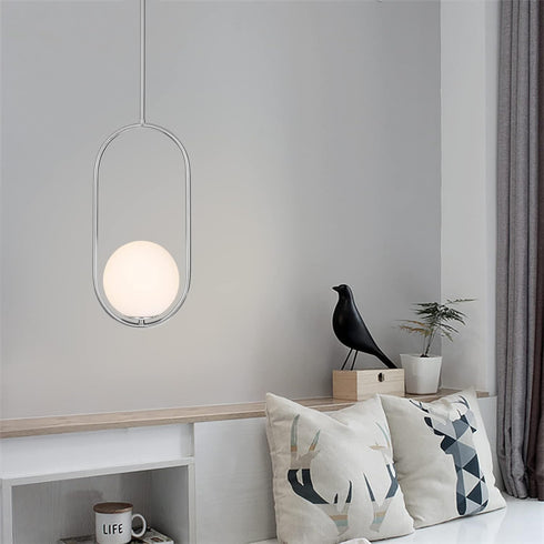 5.9" Globe Pendant Light Fixture Replacement Glass Shade for Hanging Light Fixture, Wall Sconces Globe Replacement