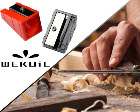 8-Pack Pencil Sharpener Metal Blade Carpenter Pencil Sharpener Jumbo Crayon Sharpener,Hand held Sharpener,Woodworker