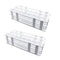 Plastic Test Tube Rack - 2 Pack 24 Holes Holder for 25mm and Below Test Tubes, Detachable, White