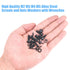 1220 Pieces M2 M3 M4 M5, 10.9 Grade Alloy Steel Hex Button Head Cap Bolts Screws Nuts Washers Assortment