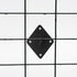 Wall Brackets for Gridwall Panels, Black Mount Brackets with Mounting Hardware (10 Pack)
