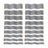 findmall 9 Pair 1/8 Accuracy Wavy Parallel Block Set, .0002 Hardened Accuracy Machinist Tools