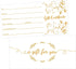 Fancy Land Blank Gift Certificates, 25pcs Gold Foil Cards with Envelopes for Business