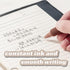 Retractable Quick Dry Ink Pens, Comfortable 0.5mm Fine Point Black Ink Pens for Office and School Supplies