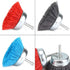 3-inch (75mm) Assorted Nylon Cup Brushes Set, 3Pcs, 1/4 Shank