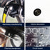 350pcs Black Nylon Flat Round Washer Spacer Assortment Kit - 7 Sizes M2-M8, Countersunk Plastic Gasket Rings