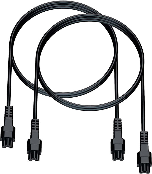 LAMPAOUS 2X 40 Extension Cord Jumper Cord FixtureSmart Hardwired Smart Under Cabinet